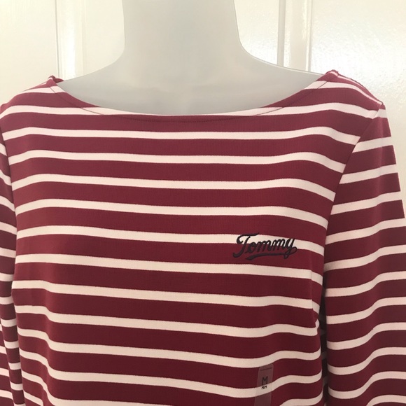 Tommy Hilfiger Dresses & Skirts - 🔵NEW wTag-TOMMY Jeans Red/White Striped Dress M